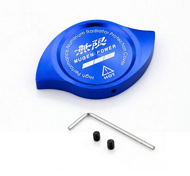 Blue fuel tank cap for automotive power radiators is suitable for Honda Accord, for Civic,for Acura CL, and CSX.