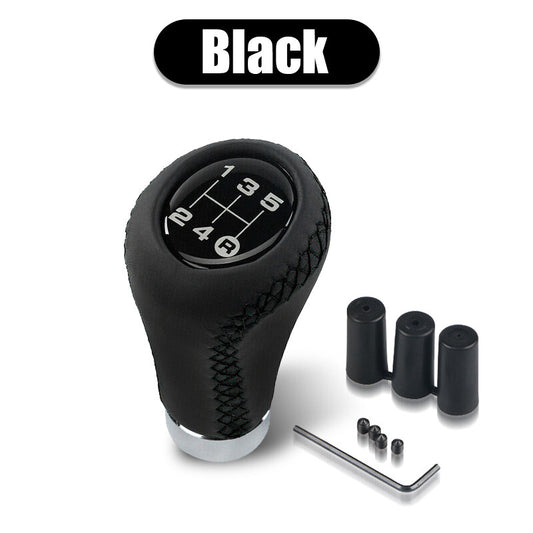 5 Speed Universal Car Manual Shift Knob Gear Stick Shifter Lever Aluminum Black