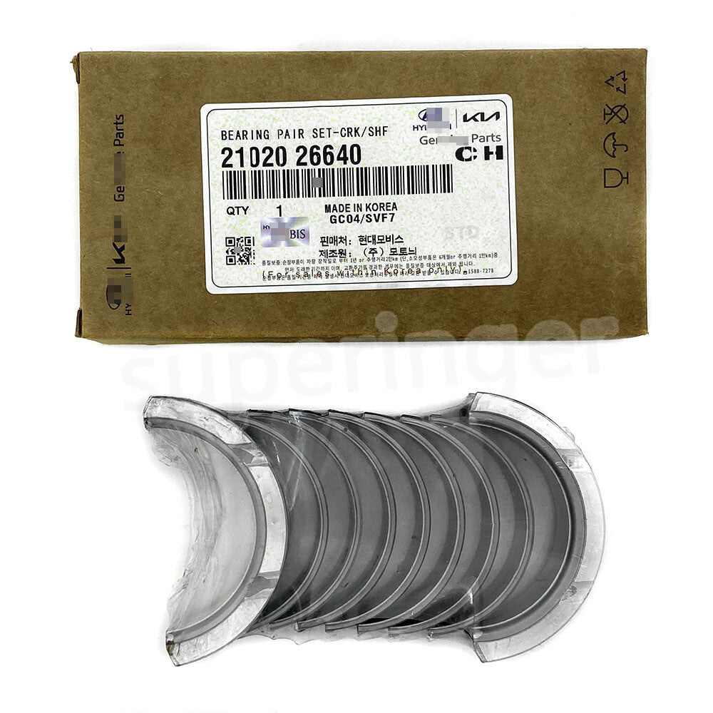 2102026640 Engine crankshaft connecting rod bearing suitable for 06-11 for Hyundai / for Kia