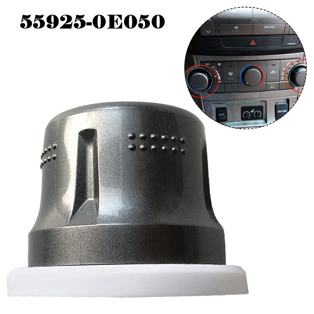 For Highlander 2009-2013 Control Knob Cover Air Conditioning Gray New Plastic