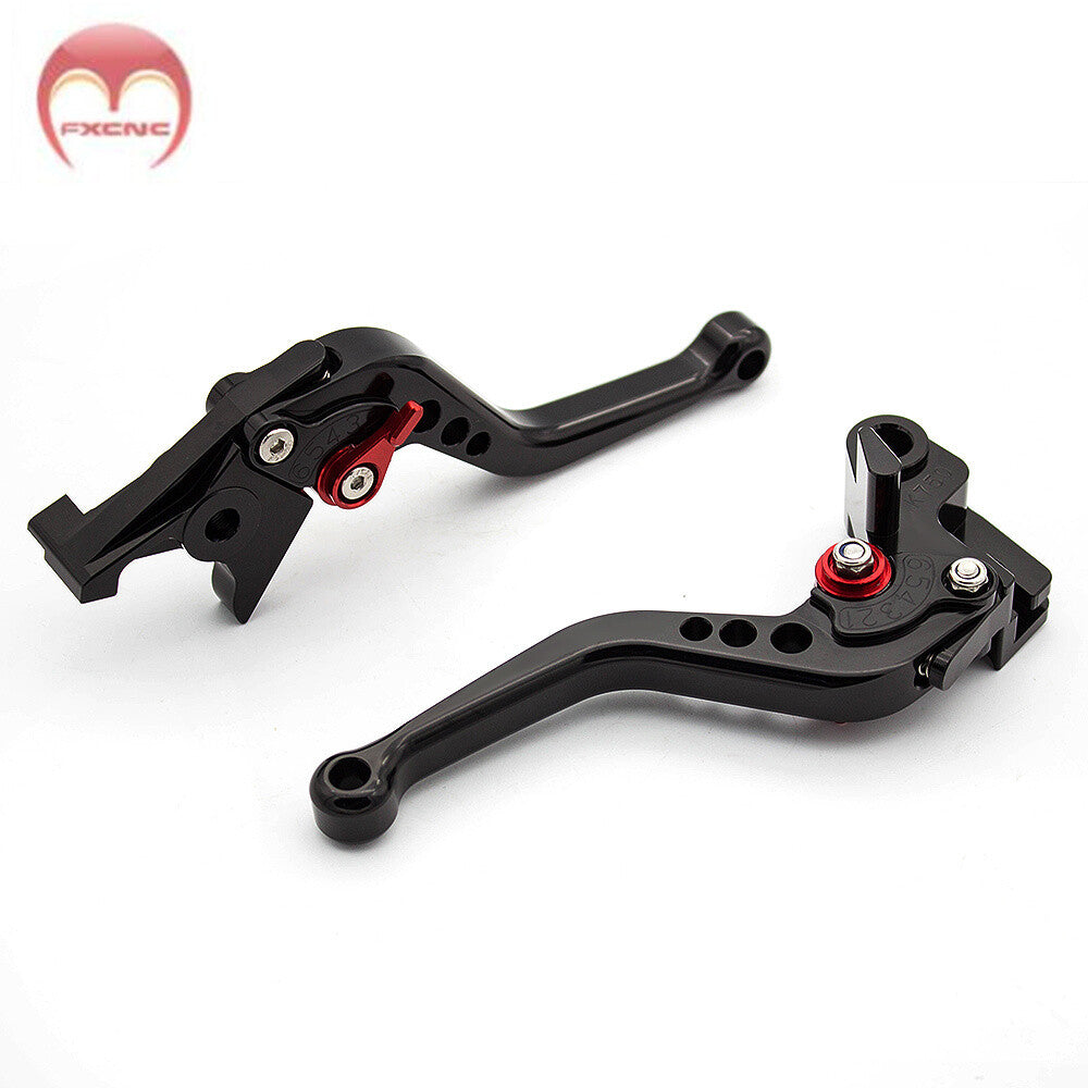 Black for Yamaha RD350 FII 1986-1991 motorcycle adjustable brake clutch lever