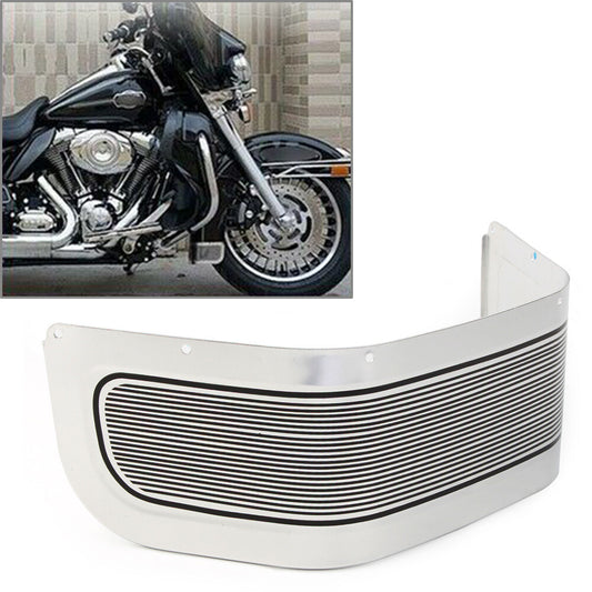 Front Fender Trim Skirt Chrome Fit for Harley Touring Electra Glide FLHR 2014-2024