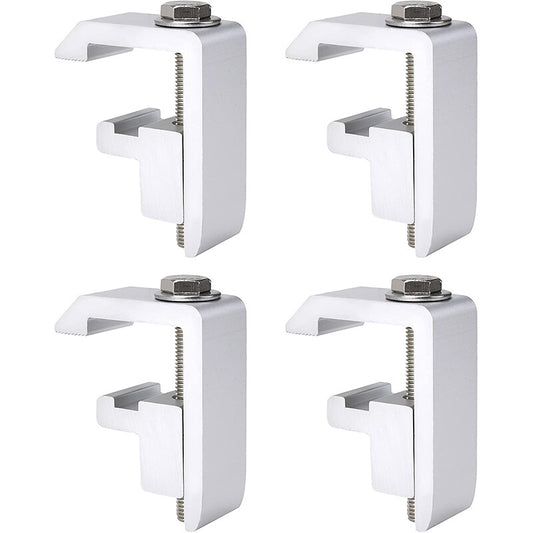 4pcs Mounting Clamp for Toyota Tacoma/Tundra Truck Cap/Camper Shell Silver