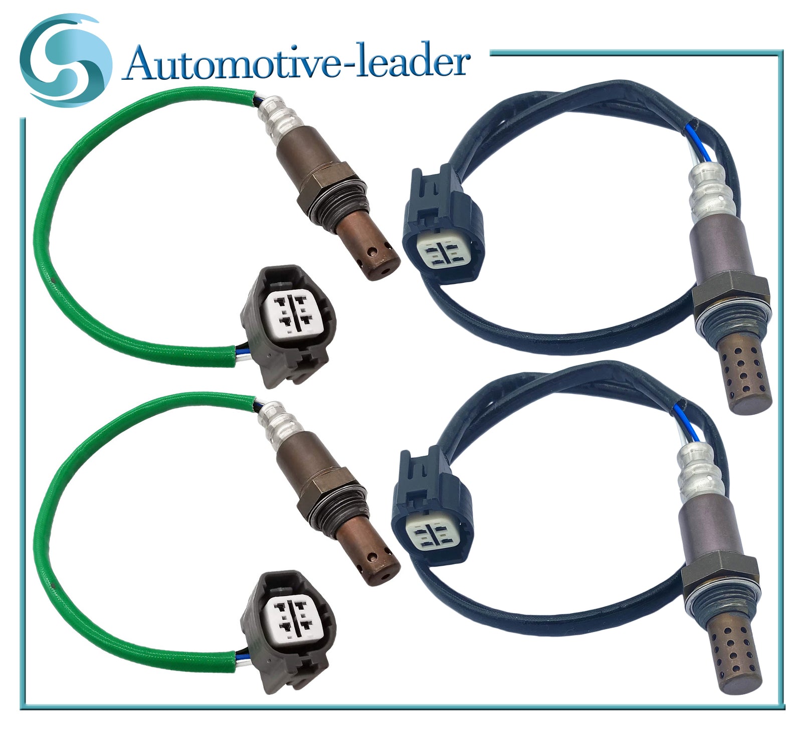 4Pcs UpDownstream Oxygen Sensor for Jaguar Super V8 XJ8 XJR XKR 2006-2009 4.2L