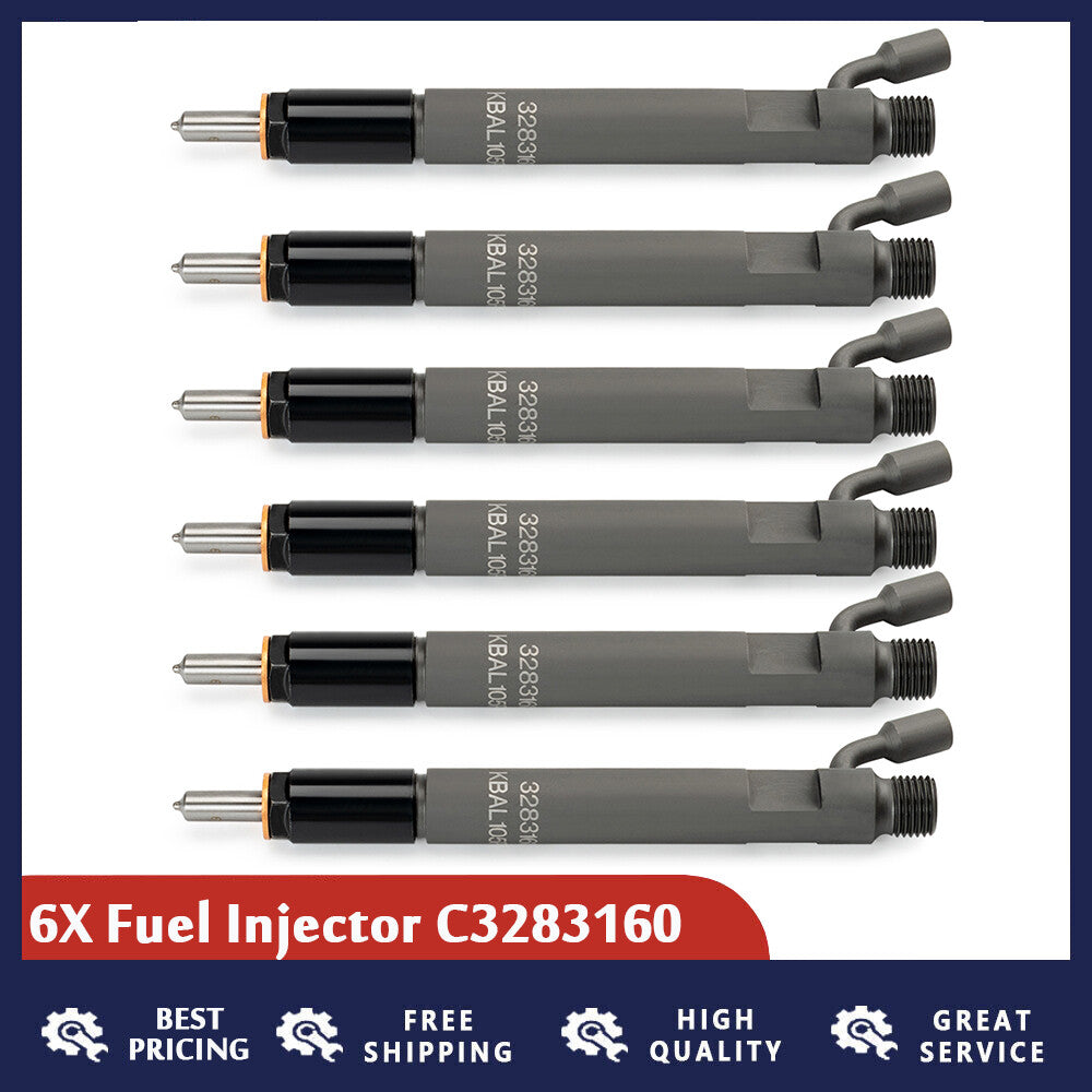 Fuel injectors 6-piece set suitable for C3283160 3283160 C8.3L 6C 6CT 6CTA 6CTAA
