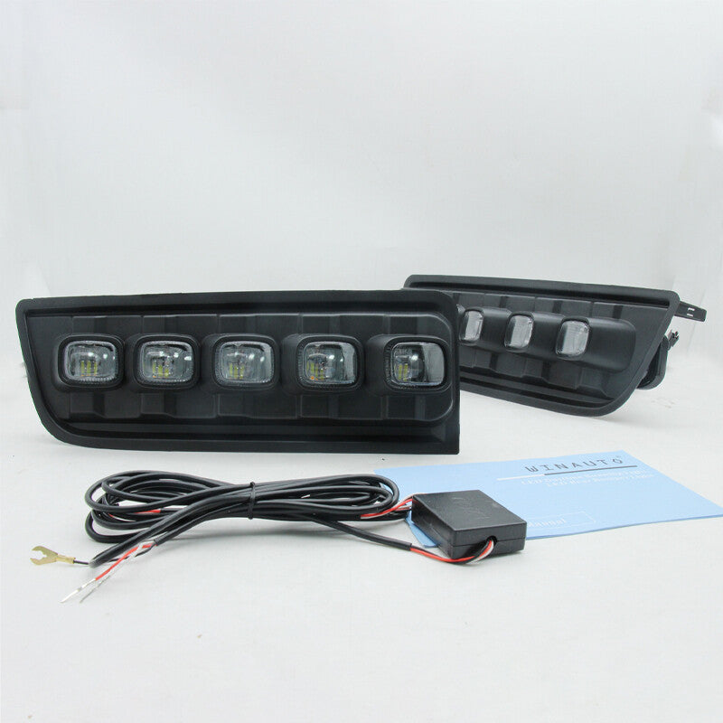1 Pair LED Fog Light Fog Lamp DRL Turn Signal Lamp for Toyota 4Runner 2010-2013