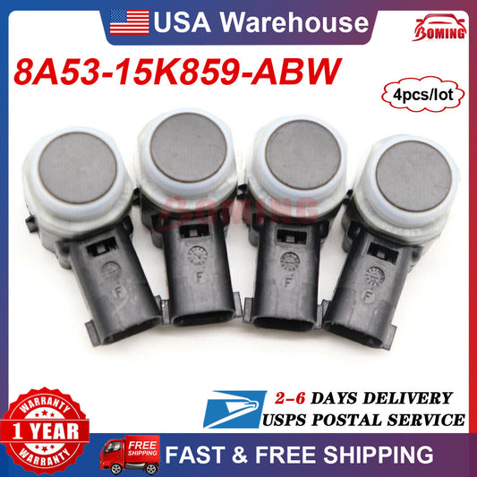 4PC PDC Assist Parking Sensor for Ford Focus Taurus 2009-2014 8A53-15K859-ABW