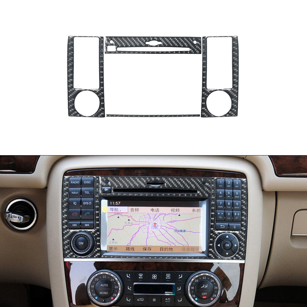 Carbon Fiber Navigation Area Trim for Mercedes R-Class 2009-2012