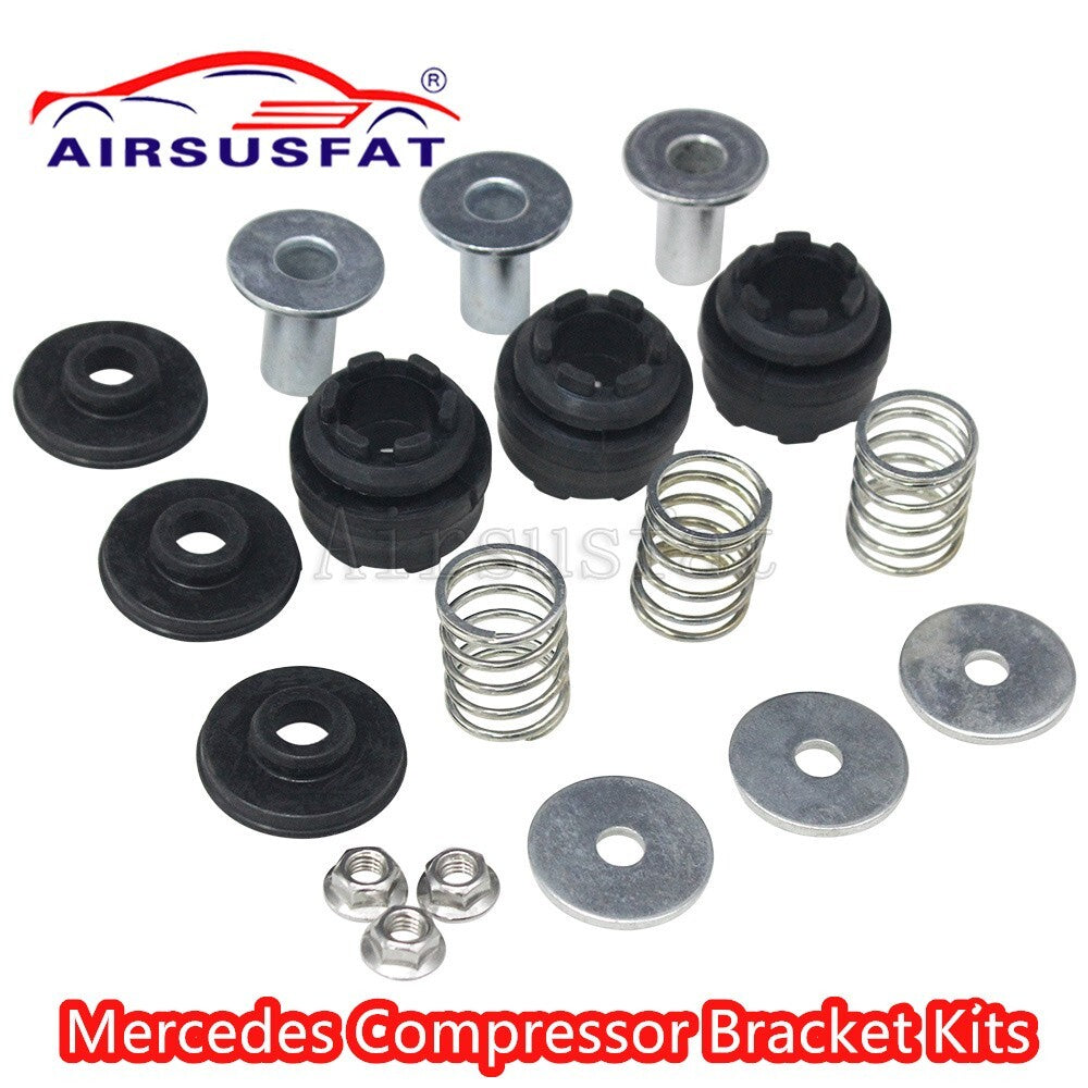 Air suspension compressor bracket kit for Mercedes W166 W221 W211 W220 W164
