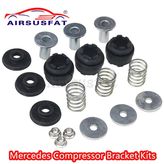 Air suspension compressor bracket kit for Mercedes W166 W221 W211 W220 W164