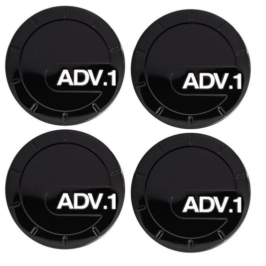 4x45mm ADV.1 Wheel Center Hub Sticker Rim Sticker Black