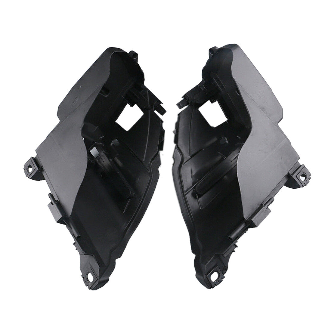 Pair Front Headlight Lamp Bracket Holder Mount Support for Audi Q7 10-15 4L