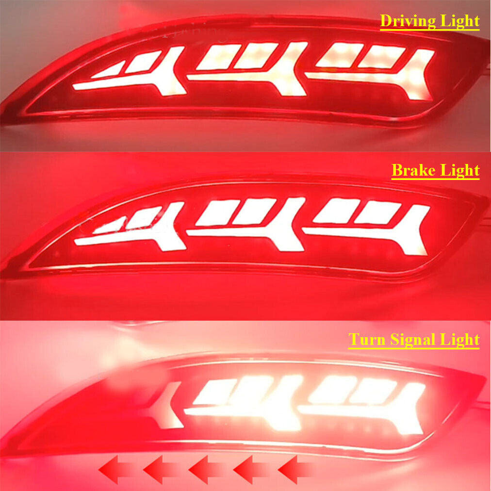 LED Rear FogBrake Taillight Bumper Reflector Light for Ford Focus 2015-18 Right