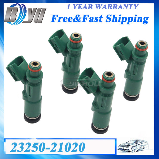 4PCS Fuel injectors 23250-21020 for Toyota Echo Prius for Scion XA XB 1.5L 01-09 New