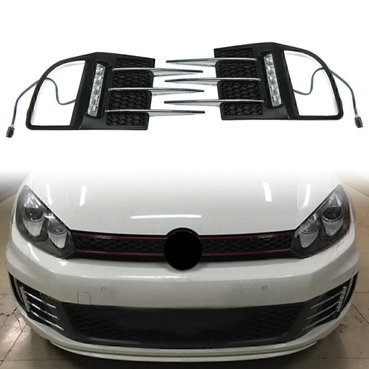 LED Daytime Running Lights DRL For 2009-2012 2010 2011 for Volkswagen MK6