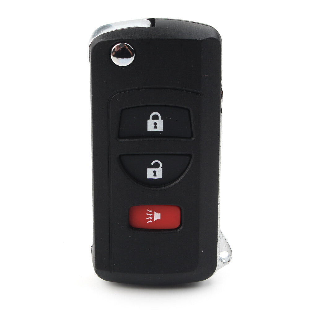 3 Button Modified Flip Remote Key Shell Case Fob for Nissan Quest Frontier Titan