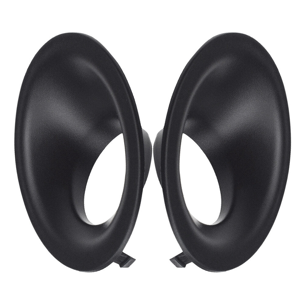 2X Front Fog Light Lamp Cover Bezel Black Left+Right for Challenger 2015-2020