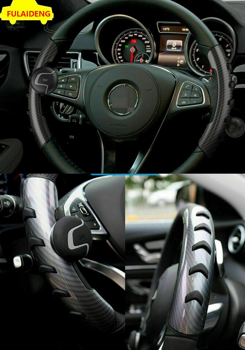 for Lexus NX RX CT for ES IS Carbon fiber Steering Wheel Cover Anti-slip Sleeve Trim