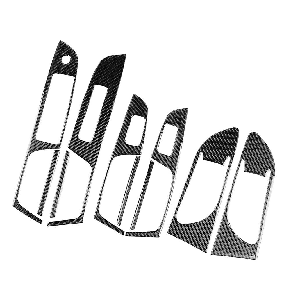 Black Window Lift Switch Button Panel Cover Trim for Subaru WRX STI 2015-2021