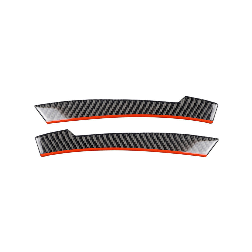 2Pcs Carbon Fiber Car Side Rearview Mirror Stripe Trim Cover for Benz A B C E