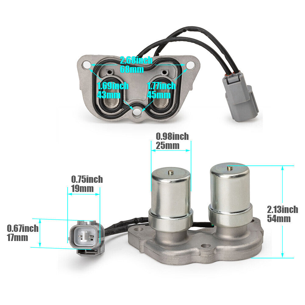 2X Shift Control and Lock Up Solenoid for Honda Accord Prelude 2.2L 1990-1997