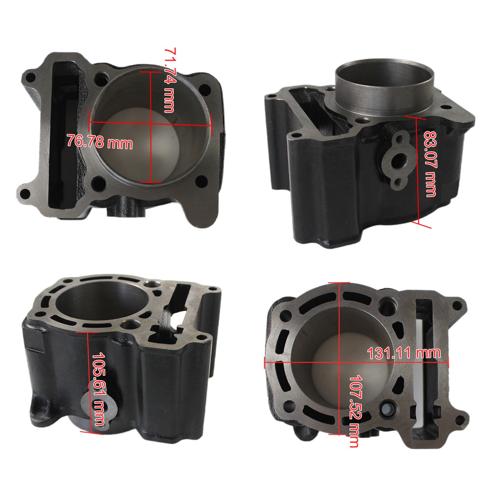 Cylinder Big Bore Top End Kit STD For 72.5mm Linhai 300cc LH300 ATV Quad Scooter