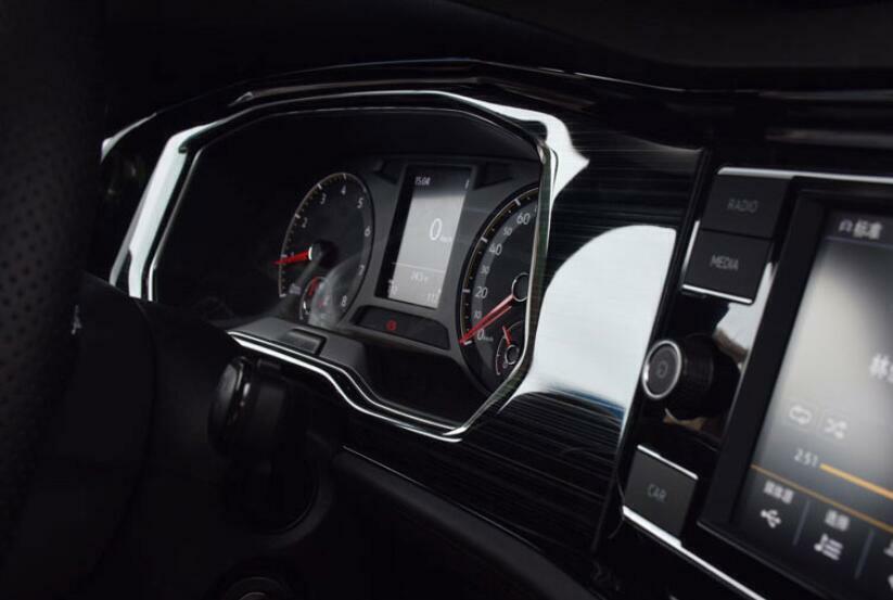 for Volkswagen for Jetta Mk7 2019-2022 Black Steel Instrument Panel Frame Cover Trim