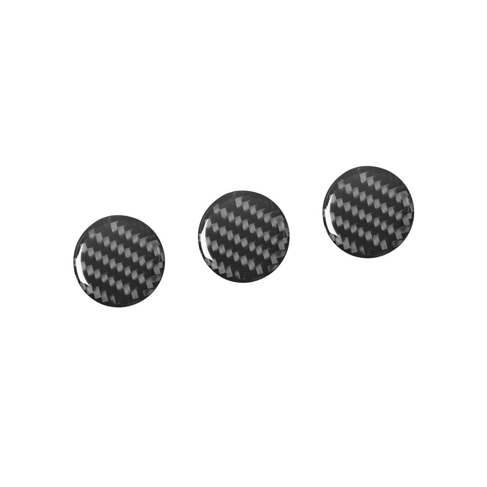 3Pcs Carbon Fiber Climate Control Buttons Cover Trim For Land for Range Rover Sport