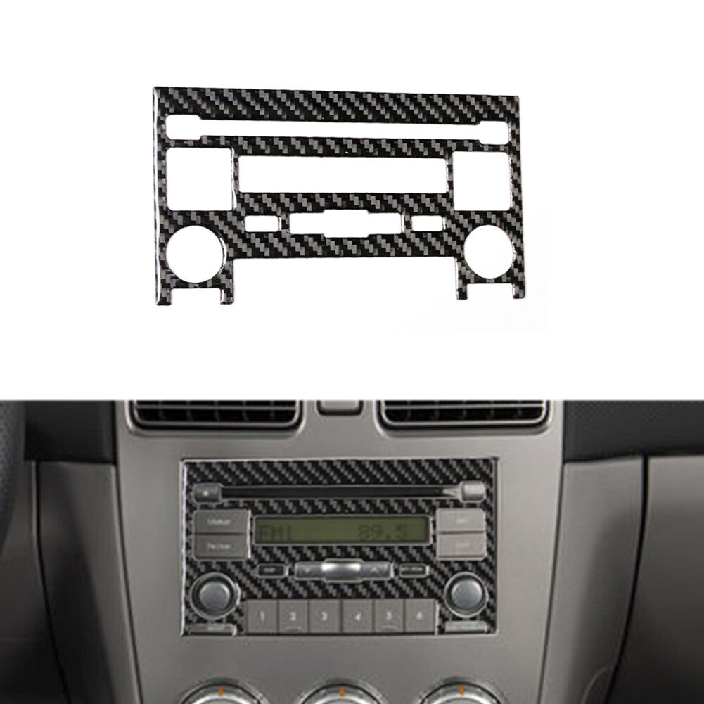 Carbon Fiber CD Player Panel Decorative Trim Cover for Subaru Forester 2007-2008