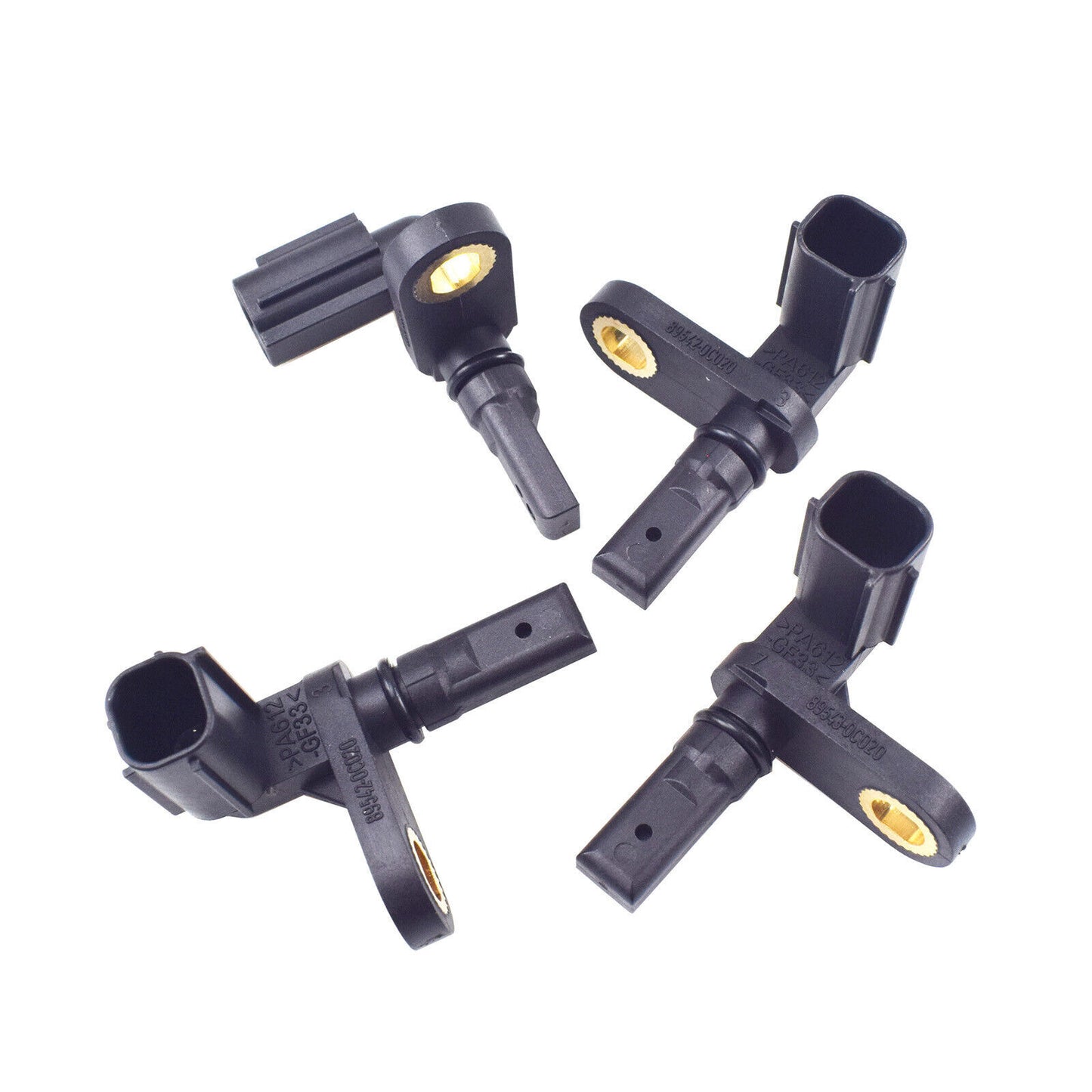 for Toyota Sequoia Tundra 89542-0C020 4Pcs ABS Wheel Speed Sensor Front Rear