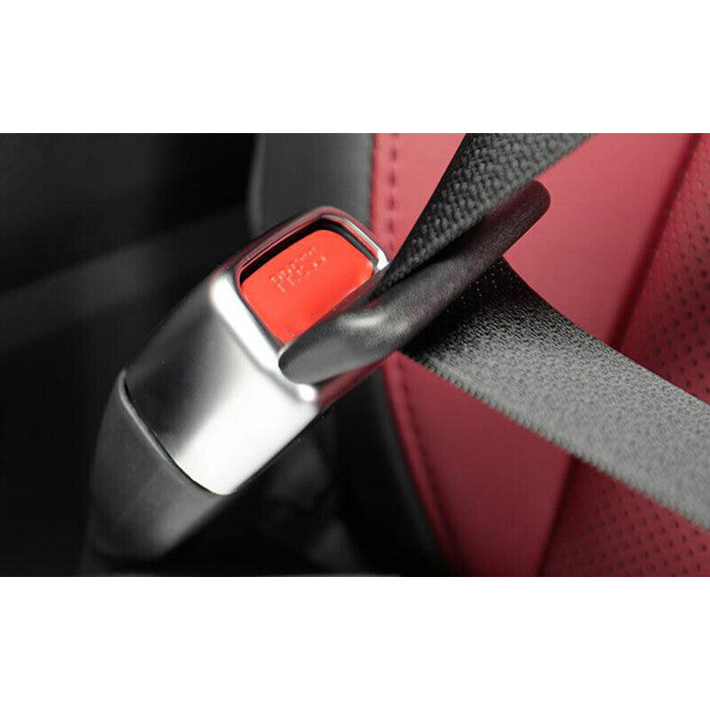 for Lexus NX 250 350 450h 2022-2024 Silver Interior for Seat Belt Buckle Cover Trim