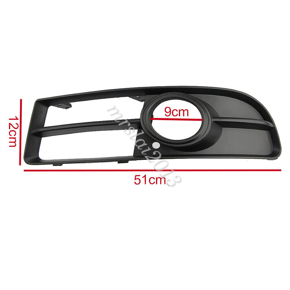 For 2005-2008 for Audi for A4 S4 B7 Front Fog Light Grille Cover Bumper Grill LeftRight