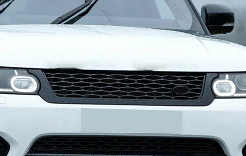 Glossy Black Front Grille Mesh Grill Replace for Range Rover Sport SVR 2014-2017