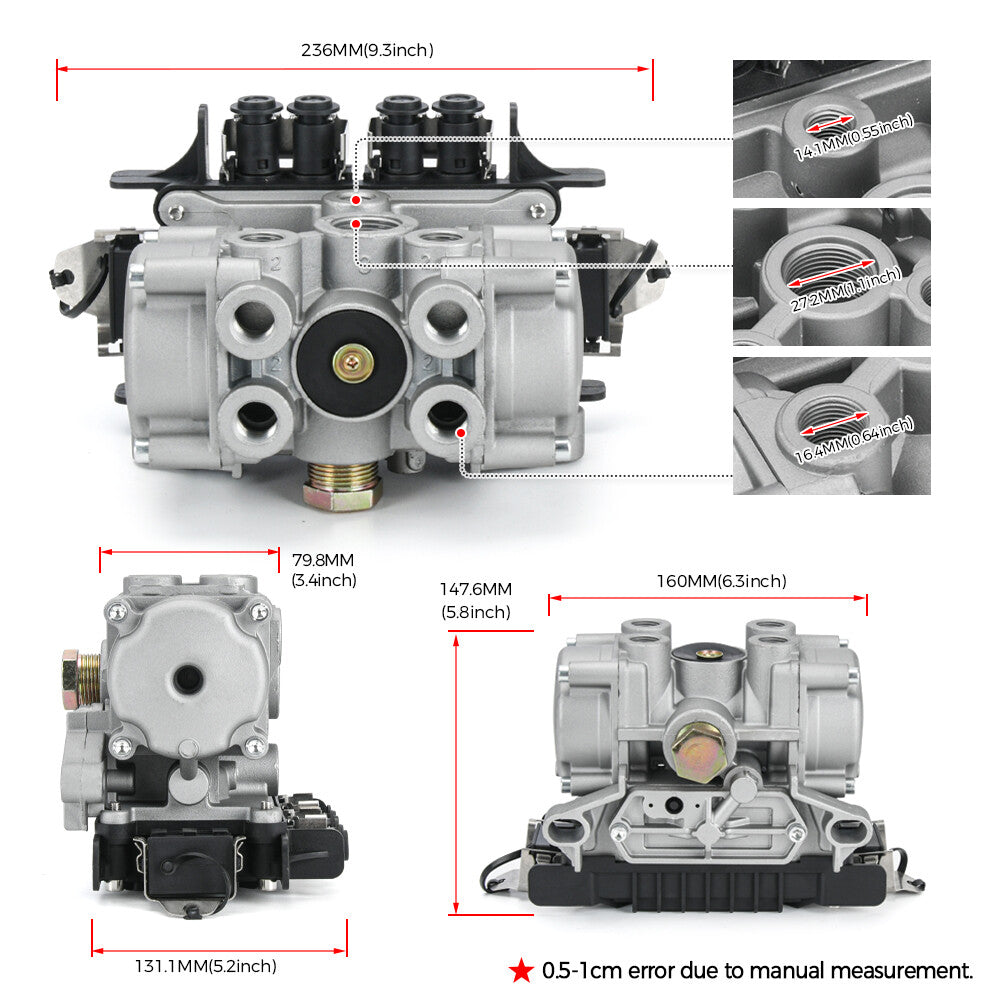for Volvo for Mack Meritor Wabco Trailer 4005001030 ABS ECU Valve Assy S4005001030
