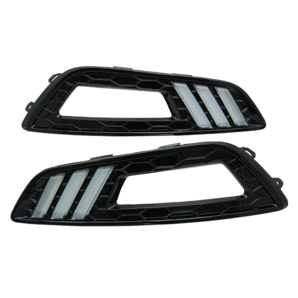 2x LED Daytime Running Lights DRL for Ford Focus 2015-2016 White Yellow Blue