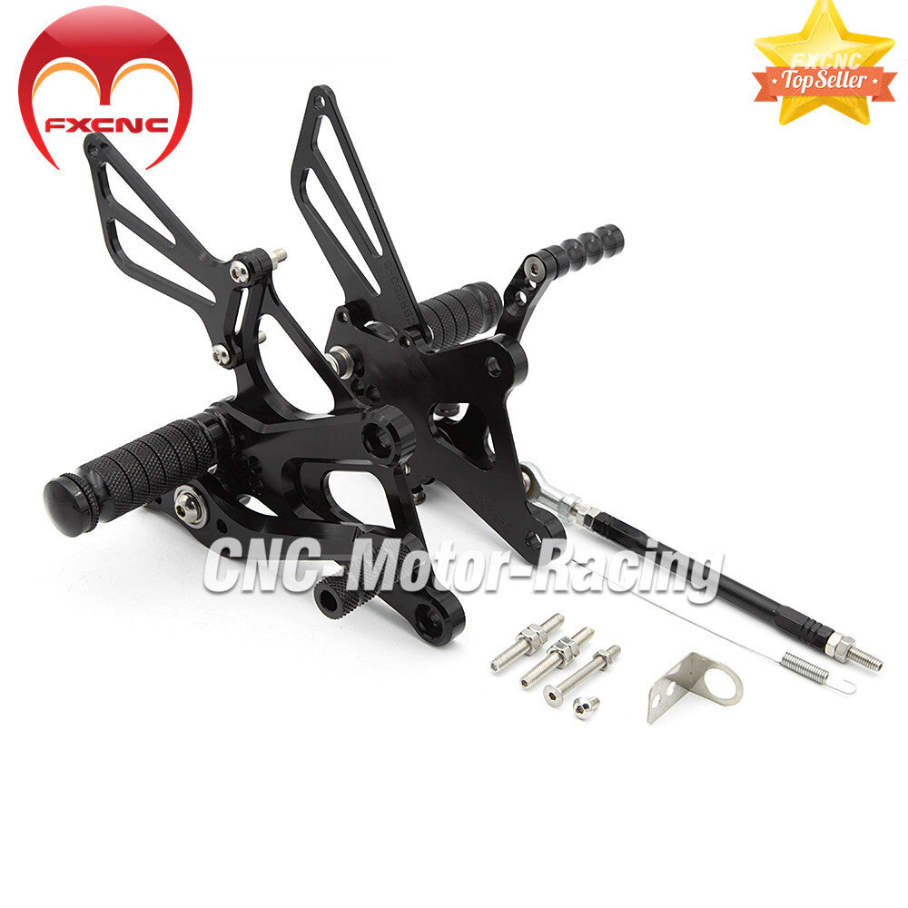 CNC geared footrest and pedals for Honda CBR250R 2010-2016 (2012-2014-2015).