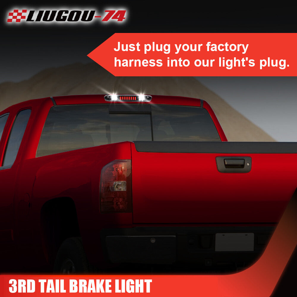 LED 3rd rear brake stop light/cargo light suitable for 2007-13 Silverado/ for Sierra