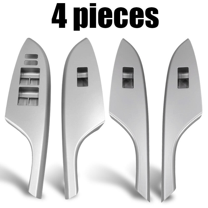 4x Front Rear Left Right Door Window Switch Bezel Trim For 09-13 for Toyota for Corolla