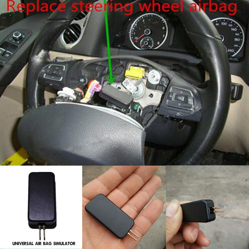 Car Airbag Emulator Simulators SRS Fault Diagnostic Airbag Scanner Tool Black