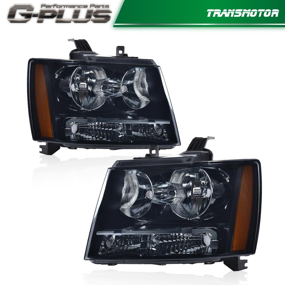 Replacement headlights suitable for 2007-2014 for Chevrolet Avalanche Suburban Tahoe