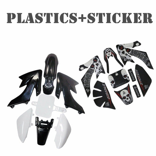 CRF50 Plastic Kit Graphic Decals for Honda XR 50 CRF50 Dirt Pit Bike 110cc 125
