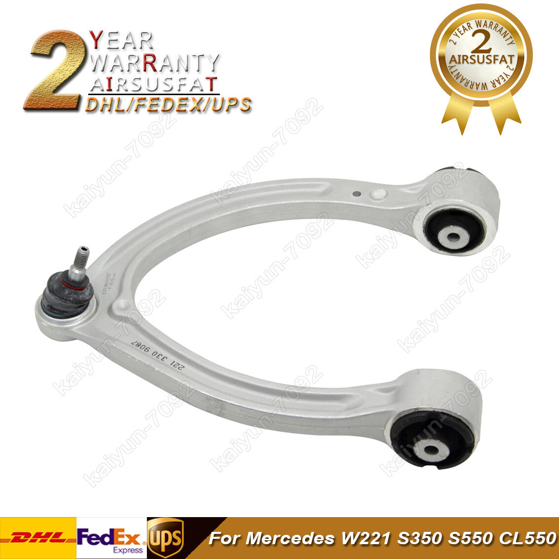 Front Axle Upper Right Control Arm for Mercedes W221 S300 2213300407 2213309007