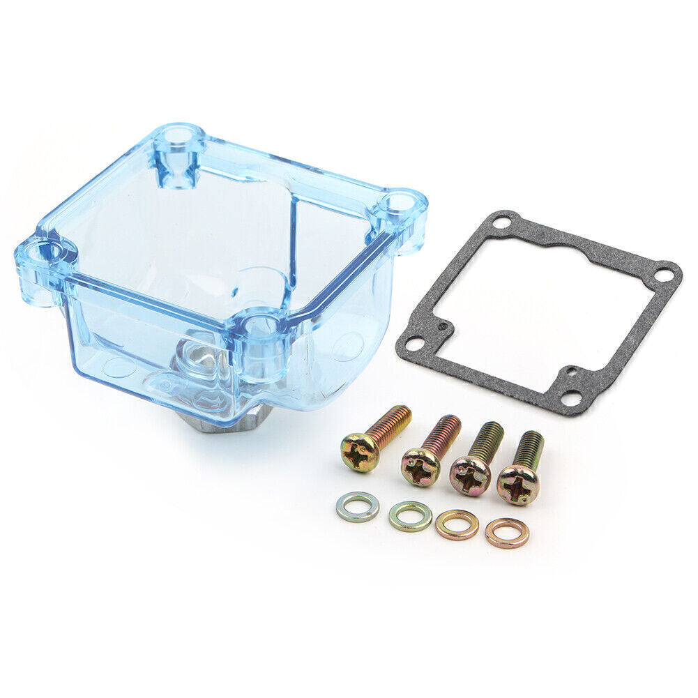 Transparent Carburetor Float Bowl Shell Chamber Fit for PHBG Carb 50cc Blue