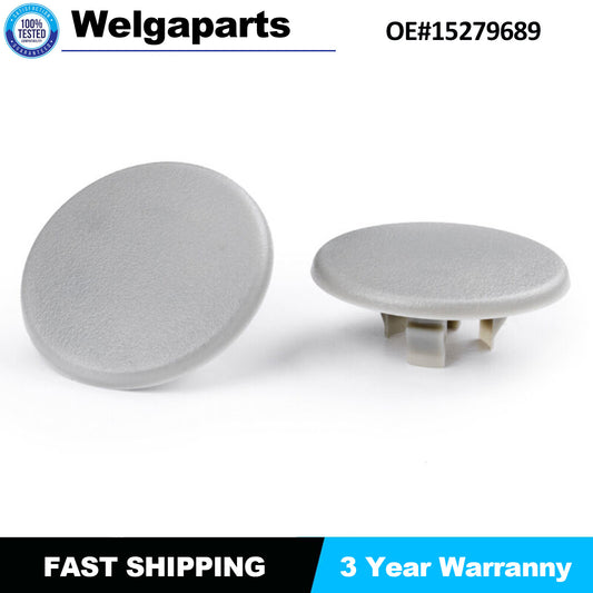 2xGray Armrest Rear for Seat Cover Cap Snap for Chevy Tahoe for Yukon for Cadillac 15279689