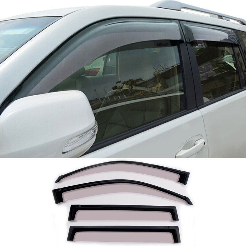4pcs smoke Window Visors Sun Rain Wind Guard Deflector for Lexus GX460 2010-2023