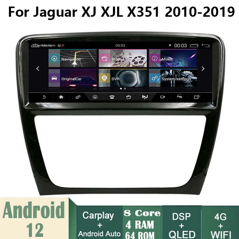 Radio Wifi Car Android 10.25 GPS Navigation for Jaguar XJ XJL X351 2010-2019