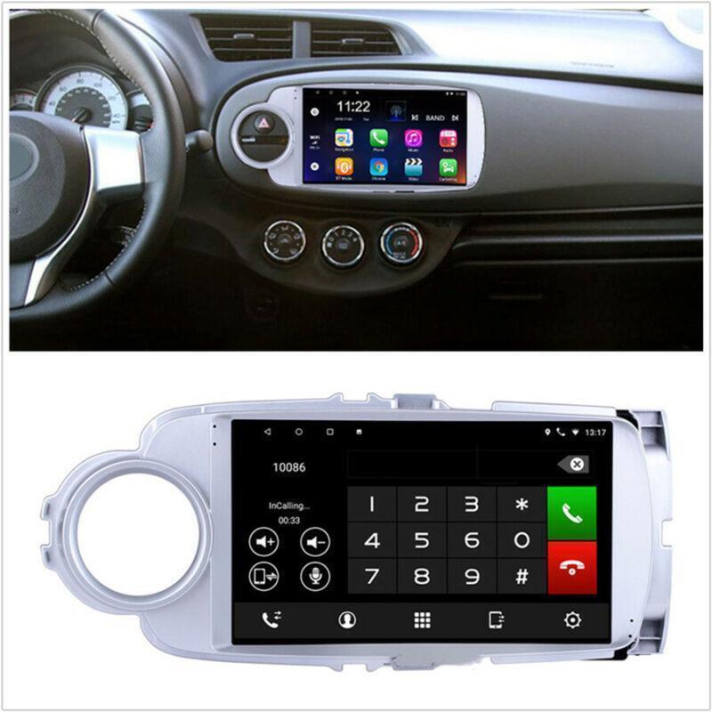 for Toyota Yaris Vitz 12-17 LHD 9 Car 2.5D Screen GPS Navigation Player WiFi FM
