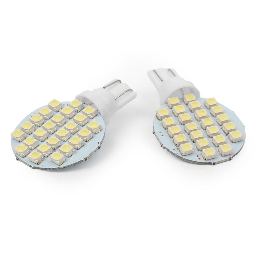 20x T10/921/194 White RV Trailer Landscaping 24SMD Interior LED Light Bulb
