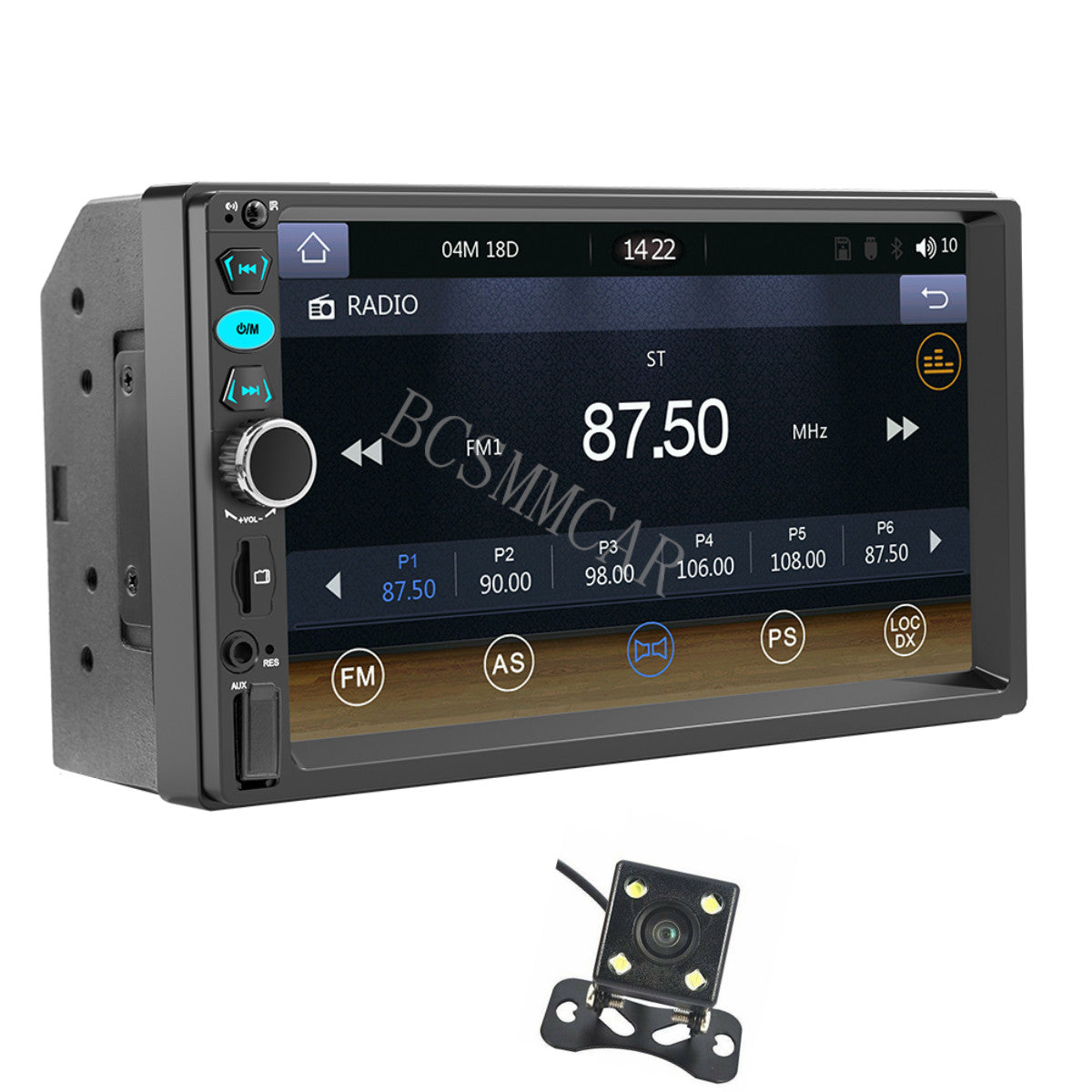 Touch Screen Car Stereo Radio Bluetooth FM Player For Apple Carplay Android Auto