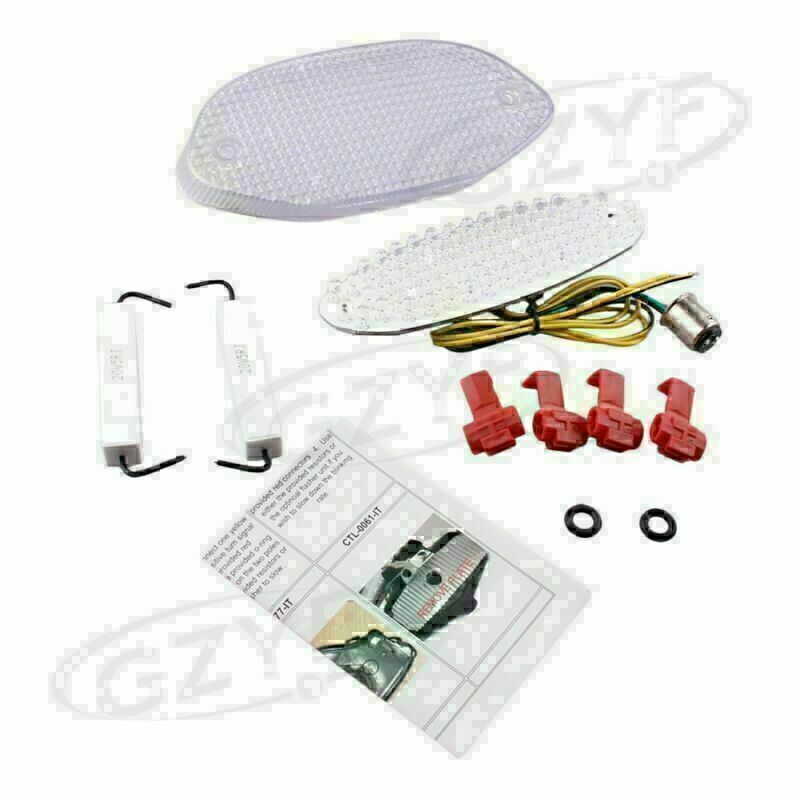 for BMW R1100S 1998 - 2004 LED Tail Lamp Rear Taillight Running Light Clear